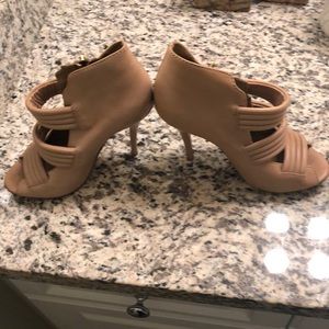 L.A.M.B Designer Suede Heels